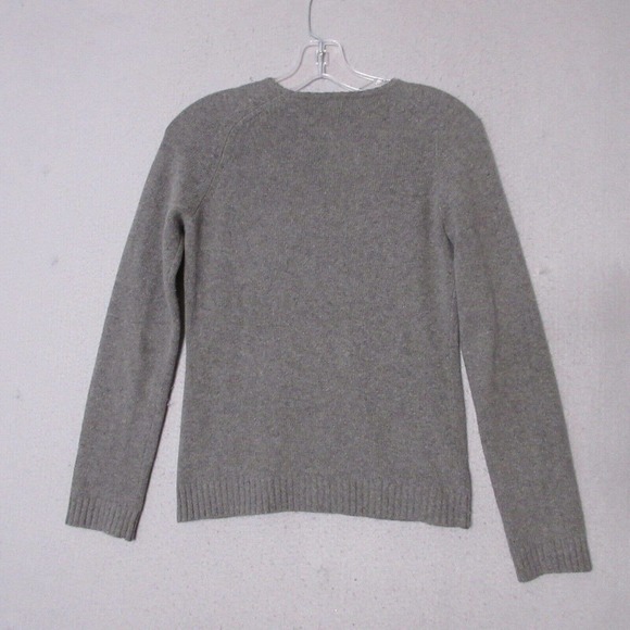 J Crew Sweater Y2K Academia Argyle Merino Wool Angora Cashmere - Picture 8 of 10
